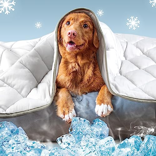 Leekalos Dog Cooling Mat,Pet Cooling Pads for Dogs Blanket,Summer Cooling Bed for Cats Blanket,Portable Pet Cooling Cushio...