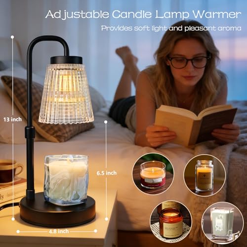 Banbanda Adjustable Candle Warmer Lamp with Timer: Birthday Valentine Galentine Gifts for Women for House Warming Gifts Ne...