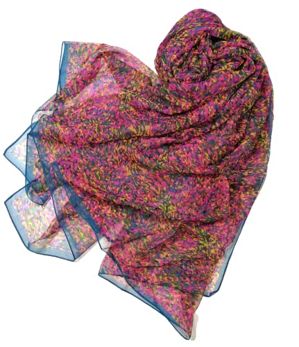 Shanlin Super Large Silk Feel Floral Scarves for Women in Gift Box