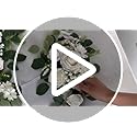 Odouzy Pack of 2 Wedding Arch, Artificial Flowers, Wedding Decor，Flower Garland Be Suited to Banquet, Party, Reception Ent...