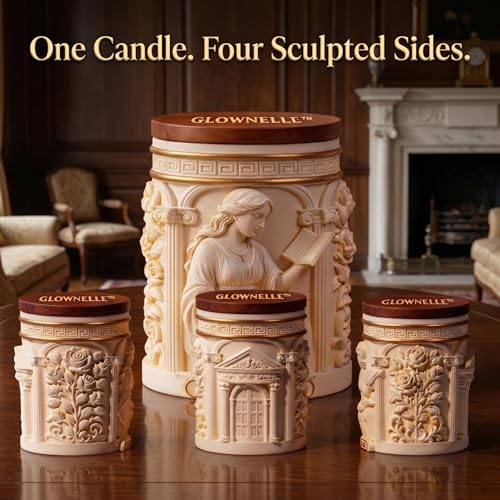 GLOWNELLE Scented Candle Gift Set for Women | Lavender & Vanilla Orchid | Birthday Gift | Anniversary | Mom & Wife | Natur...