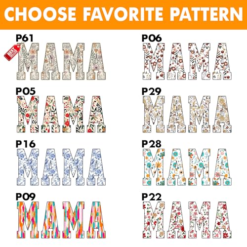 NAZENTI Personalized Floral Mama Grandma Shirt with Kids Name, Custom Gifts for Mom Grandma, Mother’s Day Shirt for Women