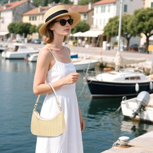 KKXIU Shoulder Bag for Women Cute Hobo Purses and Handbags Retro Clutch Underarm Purse | Cute