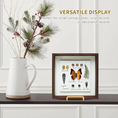 Plate Holder Easel Display Stand - 6 inch Metal Plate Stands for Display - Tabletop Picture Stand - Gold Iron Easels for D...