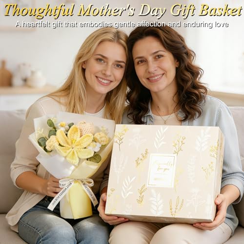 Mothers Day Birthday Gifts for Women Self Care Package Get Well Soon Gift Baskets, Thinking of You Sympathy Spa Gift Set ...