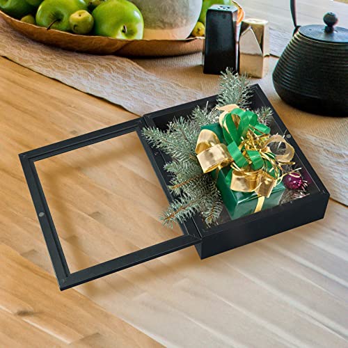 Muzilife 11x14 Shadow Box Picture Frame - 2.16" Interior Deep Wood & Glass Display Case Ready to Hang Memory Box Baby Spor...