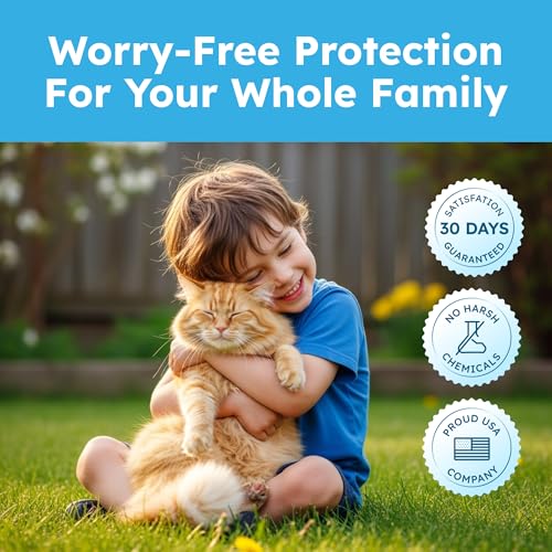 BugMD Pet Safe Flea Spray for Cats & Home | Natural Indoor Flea Killer & Tick Prevention | Plant-Based Flea Treatment for ...