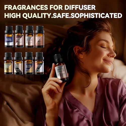 Hotel Diffuser Oil Gift Set - Inspired by 5-Star Hotel Scents - My Way,Ritz - C,Westin White Tea,Baccarat,Four Seasons,Hil...