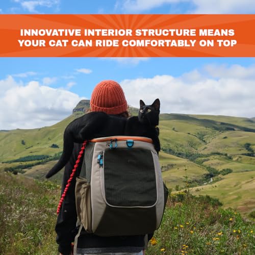 Travel Cat Backpack Carrier - The Navigator Convertible Pet Carrier Backpack - Cat Carrier Backpack with Fully Ventilated ...