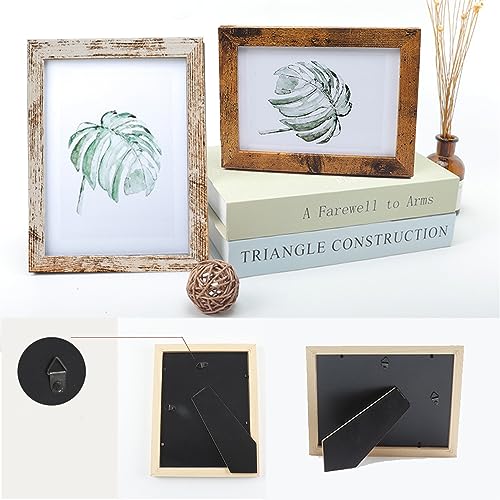 xnlkros Picture Frame Set 10 pack, Farmhouse Photo Frames, Gallery Wall Frame Collage, 8x10 5x7 4x6 Frames in 3 Different ...