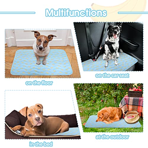 LETSQK Dog Cooling Mat, Summer Cooling Mat for Dogs, Self Cooling Pad for Small Medium Large Dogs Cats, Non-Toxic Breathab...