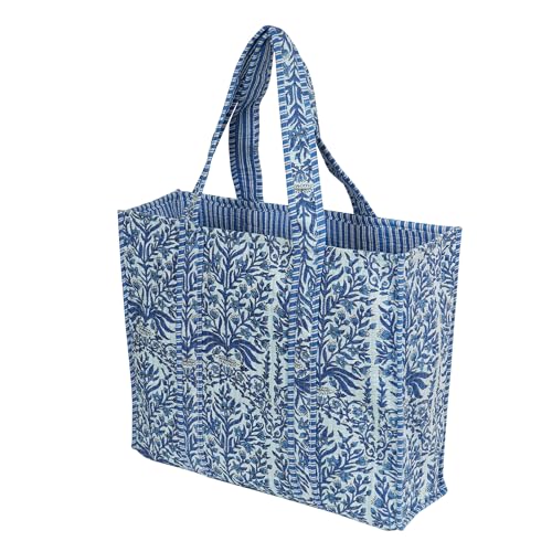 Marubhumi Women Lightweight Travel Bag Purse Cotton Shoulder Tote Bag For Shopping Grocery & Beach Bag