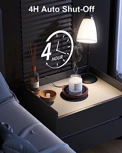 SWEETFULL Coffee Mug Warmer, 36W Electric Cup Warmer for Desk with 3-Temp Settings Advanced Temperature-Controlled Heating...
