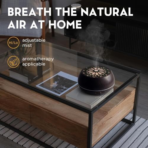 Essential Oils Diffuser Set for Home,Large Capacity 550ml Diffuser with Remote Control for Large Room,Mini Humidifier with...