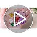 Jetec 24 Pieces Colorful Felt Photo Frames Holiday Picture Frames and 50 Pieces Colorful Glitter Foam Stickers for Home an...