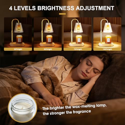 Luxmore Candle Warmer Lamp with Timer Dimmer, Birthday Gifts for Women Mom Friend Sister, House Warming Gifts New Home Dec...