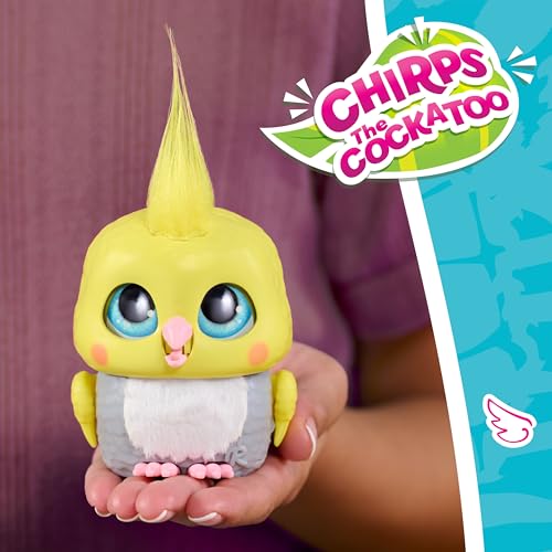FurReal Handfuls Chirps The Cockatoo, 3.5 Inch Interactive Toy, for Boys and Girls, Ages 4 and Up, Kids Toys for Ages 4 Up...