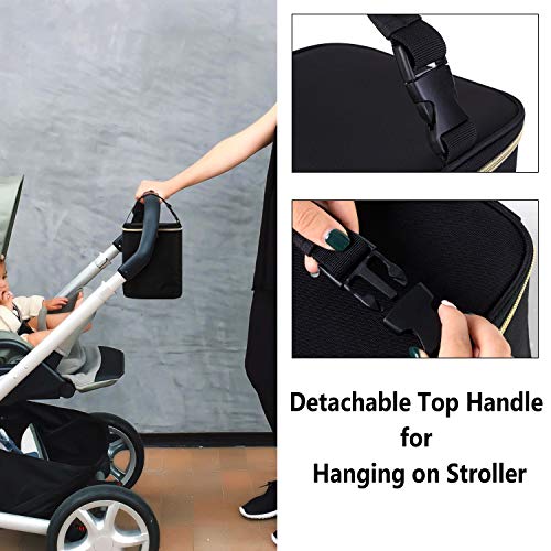Teamoy Breastmilk Cooler Bag, Baby Bottles Bag for up to 4 Large 9 Ounce Bottles, Perfect for Working Mom Mother, (Bag ONL...