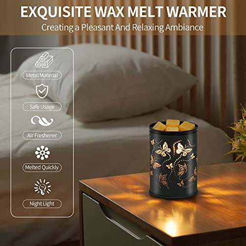 mocosa Wax Melt Warmer,Candle Warmer for Scented Metal Electric Wax Melter for Home Office Bedroom Gift & Decor for Mom Wo...