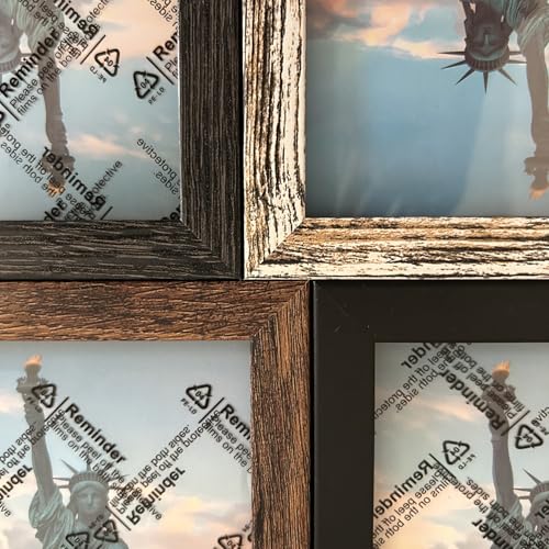 SESEAT 4x6 Picture Frame Set of 10, Wall and Tabletop Display, Mix Multi Color