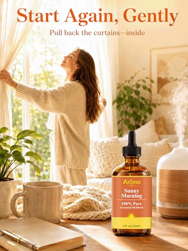 Sunny Morning — A 100% Pure Essential Oil Blend Citrus-Bright Blend that Makes Your Space Feel Like You Just Opened the Cu...