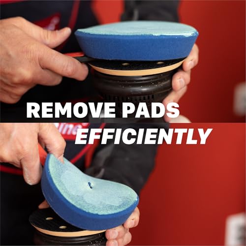 Maxshine 2-in-1 Foam Pad Cleaning Brush & Pad Removal Tool Set | Dual-Function Stiff Bristle Brush with Easy-Grip Handle |...