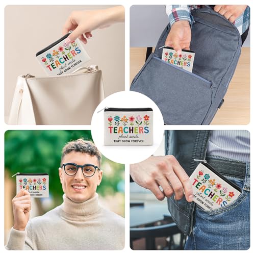 Teacher Appreciation Gifts for Women Best Teacher Gifts Coin Purse Thank You Gift for Teachers Daycare Teachers Gift Teach...