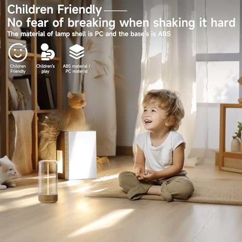 AUGE LIGHT Mini Minimalist Table Lamp Cordless Lamp Rechargeable Table Lamp Portable Nightstand Lamps Desk Lamps for Home ...
