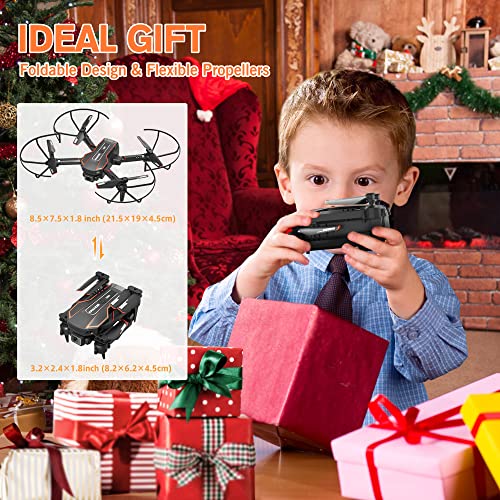 AVIALOGIC Mini Drone with Camera for Kids, Remote Control Helicopter Toys Gifts for Boys Girls, FPV RC Quadcopter with 108...
