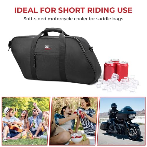 KEMIMOTO Street Glide Saddlebag Cooler, Saddle Bag Insert Cooler Single-Sided for Touring Road Glide Electra Glide and Mod...