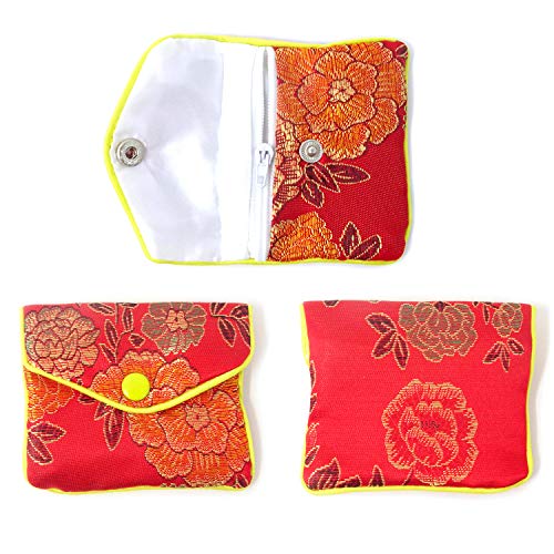 "Honbay 12PCS Jewelry Silk Purse Pouch Brocade Embroidered Bags Gift Bags, Assorted Colors (S)"