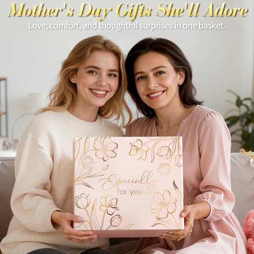 Mothers Day Birthday Gifts for Women Self Care Package, Get Well Soon Gift Baskets for Women Spa Gifts Set, Unique Thinkin...