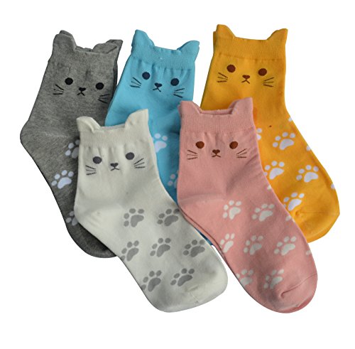 Jeasona Women's Cute Animal Socks Gifts for Women Wife Mom Girlfriend Daughter