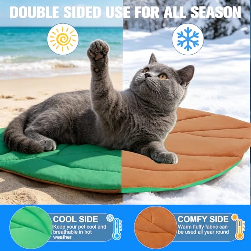 EXPAWLORER Dog Cooling Mat, Double-Sided Cooling Pad for Dogs Cats Kitten,33"x21"Thick & Durable Portable Pet Bed for Summ...