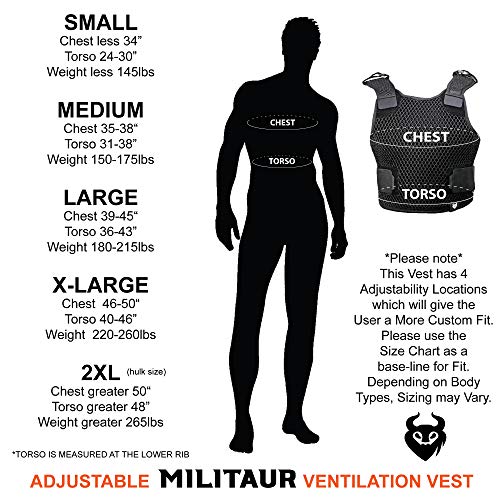 MILITAUR Adjustable Ventilation Vest - Helps Increase Air Flow Under Tactical Gear