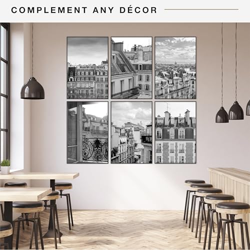 MCS Original Poster Frame 24x36 Black Lightweight Vertical & Horizontal Wall Hanging Large Picture Frame for Posters, Art ...
