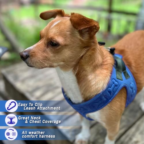 Comfort Fit No Pull Dog Harness – Adjustable Step-in Vest for Small, Medium & Large Dogs, Soft Padded with Leash Clips, Re...