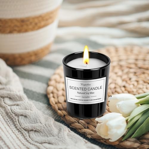 12 Pack Scented Candles Gifts Set for Women and Men, Candles for Home Scented, Natural Soy Wax 180H Long Burning, Aromathe...