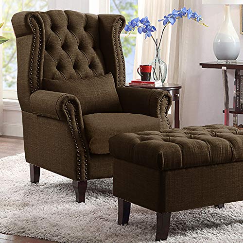 Naturoom Linen Couch Cushion Covers, Sofa Cover Sofa Furniture Protector Slipcover with Bottom Tie Rope, Soft Non-Slip No...