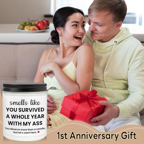 One Year Anniversary Wedding Gifts for Men Women, 1 Year Anniversary Couple Gifts for Him Her Boyfriend Girlfriend 1st Yea...
