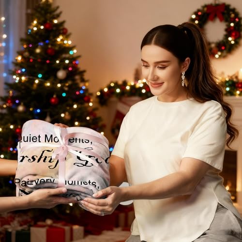 COMFAR Christian Gifts for Women Faith, Inspirational/Religious/Spiritual Gifts for Adults, Soft Throw Blankets for Women/...