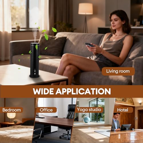 Waterless Scent Diffuser Starter Kit: 100ml Cordless Rechargeable APP Smart Remote Control - Aroma Aromatherapy Diffuser S...