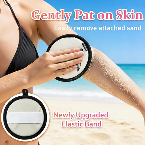 Katroiy Beach Sand Remover Sand Eraser Wipe Mitt Family Kids Women 2026 Hawaii Honeymoon Accessories Alaska Cruise Ship Ge...