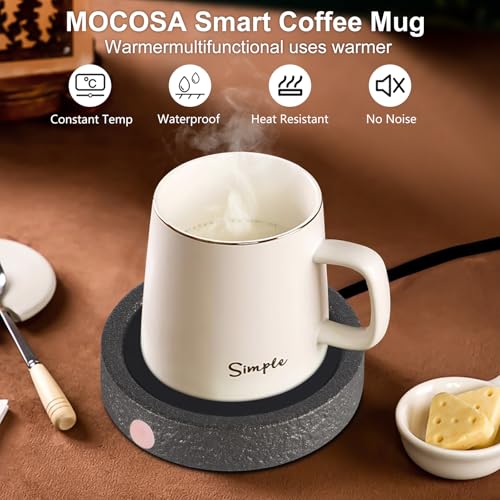 MOCOSA Candle Warmer Plate,Coffee Mug Warmer for Desk, Electric Candle Warmer for Home Office, Fragrance and Heating Cup W...