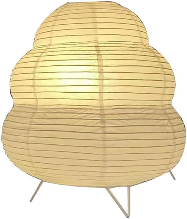 Fosinz Cute Paper Lamp, Ambient Lighting Lamp, Cozy Accent Side Table Lamp, Small Warm Glow Light for Bedroom Living Room ...