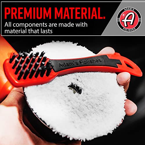 Adam's Polishes Pad Conditioning Brush - Car Detailing & Polishing Brush for Foam, Microfiber & Wool Polish Pads