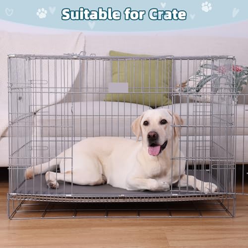 WAYIMPRESS Dog Crate Pad Mat, Waterproof Kennel Cage Mat, Outdoor Pet Bed for Medium Large Dogs, Pet Bed with High Resilie...