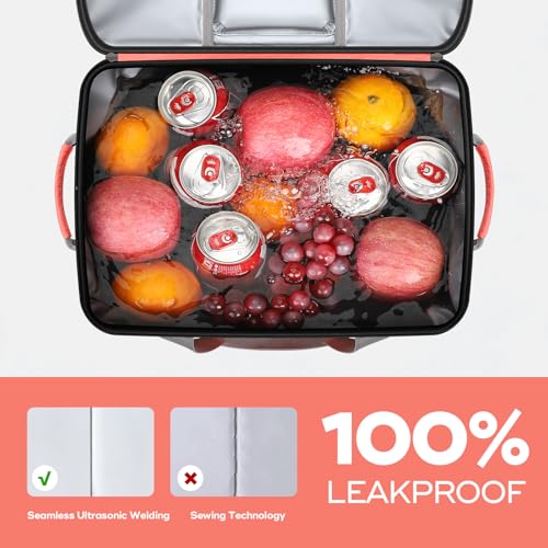 Maelstrom Collapsible Soft Cooler Bag,35/55/75 Cans Beach Cooler with Flip Top Lid, Ice Chest, Leakproof & Portable for Be...