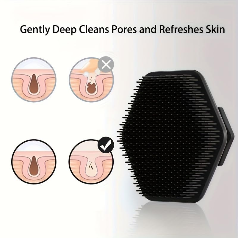 3 Pcs Facial Care Massage Set, Including Ice Face Mask Mold, Silicone Cleansing Massage Brush, and a Stainless Steel Gua S...
