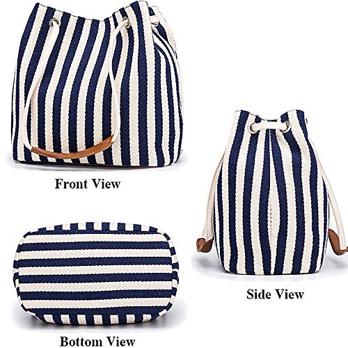 Bydenwely Women's Canvas Tote Bags Small Medium Shoulder Bag Daily Working Handbag for Holiday Travel Pool